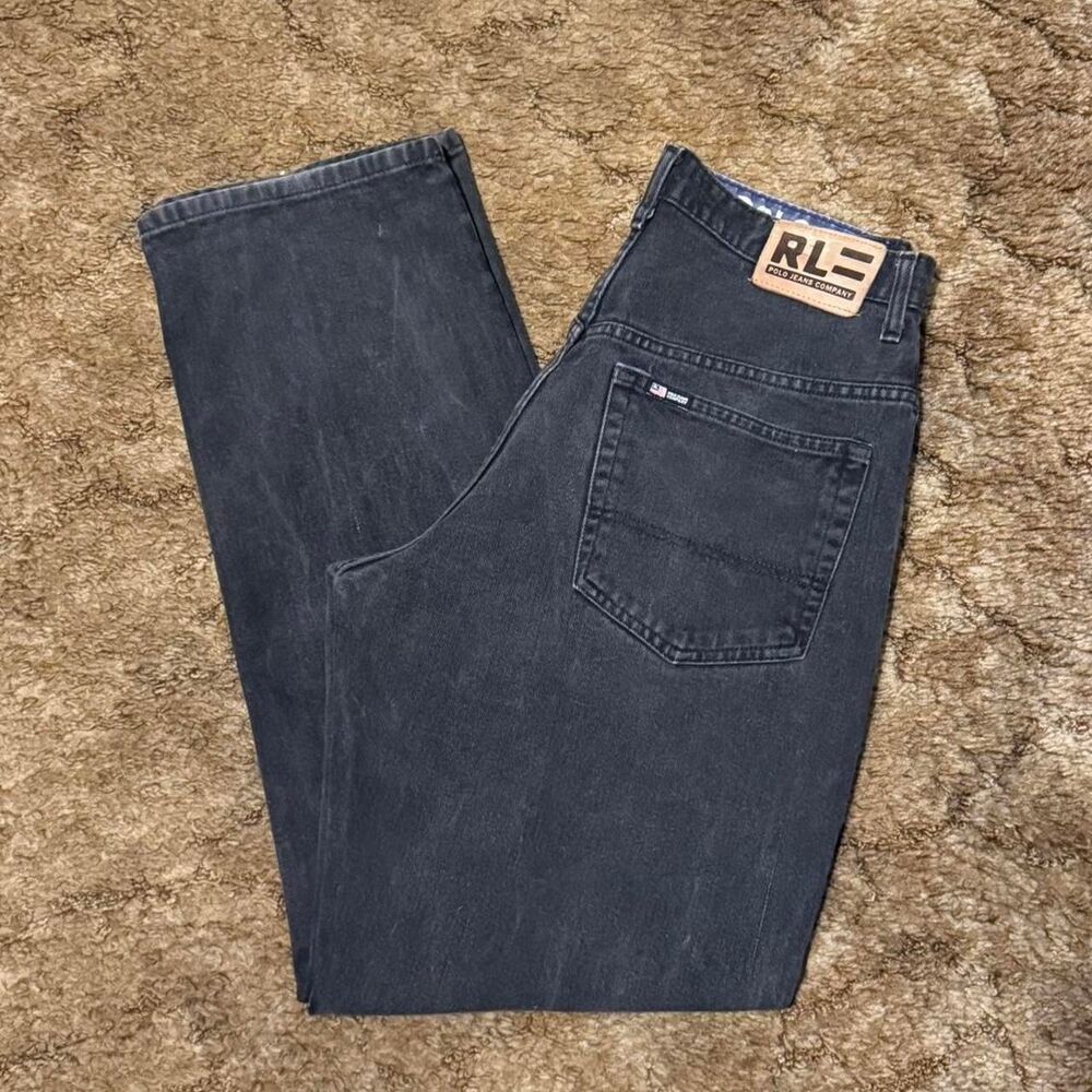 Polo by Ralph Lauren Men's Relaxed Jeans - Washed Black Denim